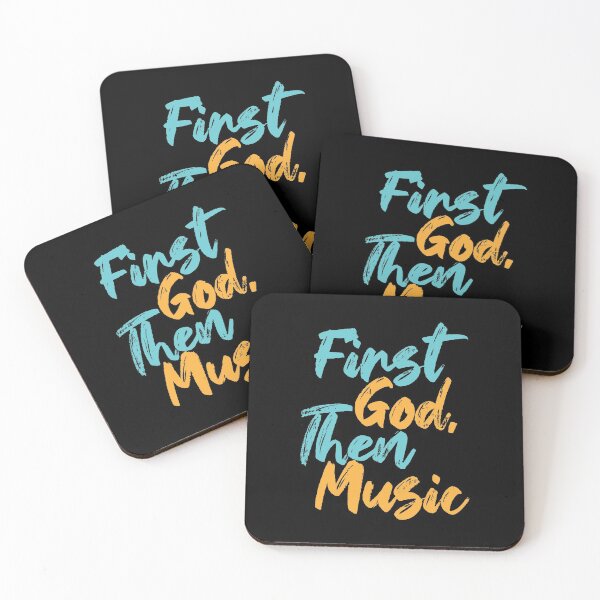 Item preview, First God Then Music designed and sold by Creatively Torn.