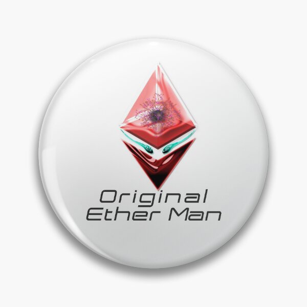 Item preview, Refrigerator Magnets Original Ether Man Sienna Colored Head With Positronic Brain & Aquamarine Eyes Black Text designed and sold by Spirit-World.
