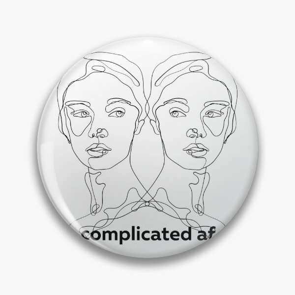 Item preview, complicated af designed and sold by ZenNerd.