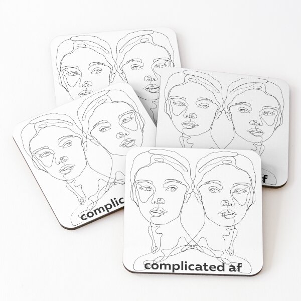 Item preview, complicated af designed and sold by ZenNerd.