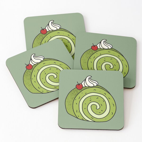 Item preview, Matcha Swiss roll designed and sold by charrchaa.
