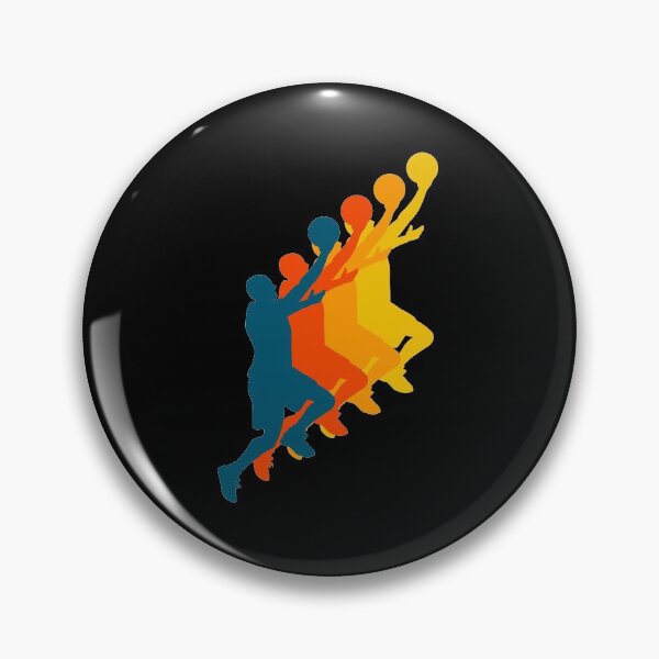 Item preview, Basketball Layup, Retro Vintage Basketball,  designed and sold by JasKei-Designs.