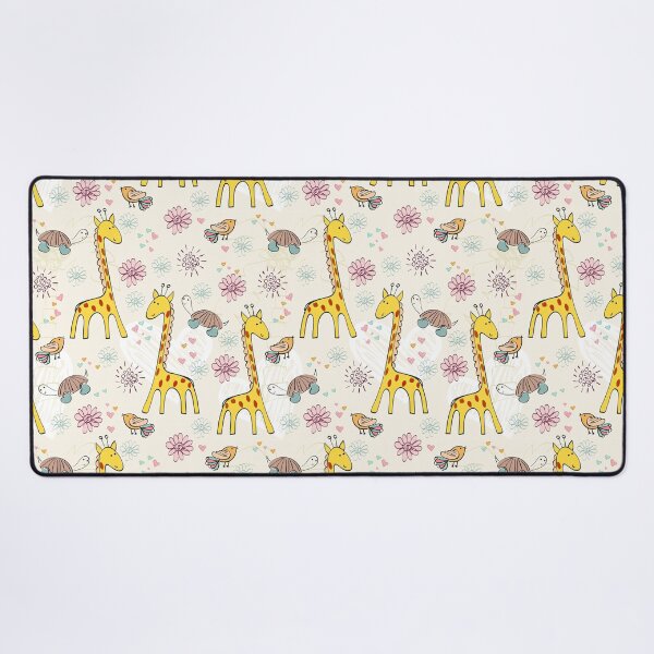 Item preview, Giraffe Bird Turtle Floral designed and sold by AlysaWithArt.
