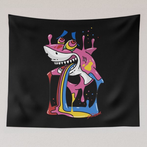 Item preview, Shark T-ShirtTrippy Cartoon Shark  designed and sold by TobukiDiophe.