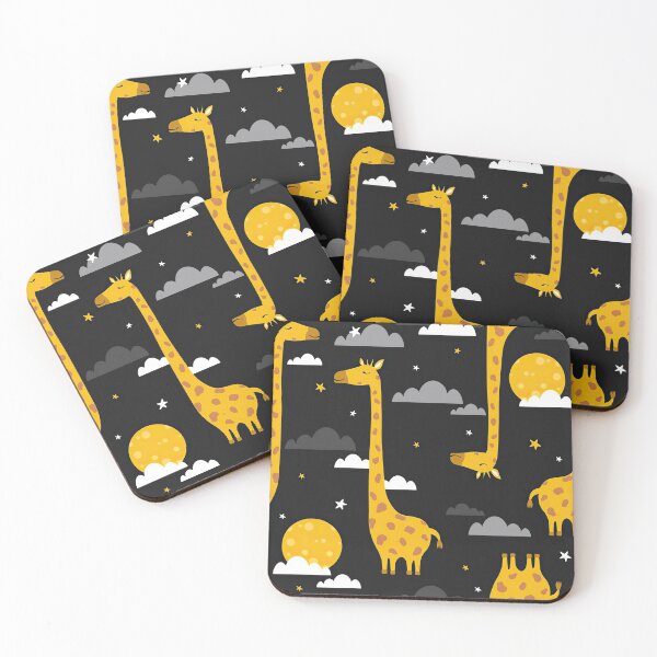 Item preview, Giraffe Night Moon designed and sold by AlysaWithArt.