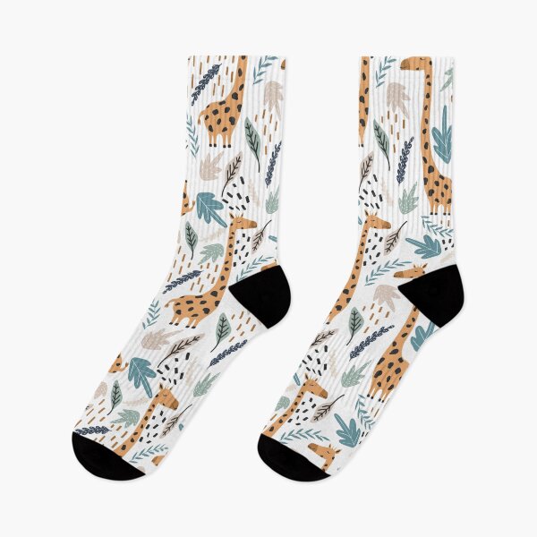 Item preview, Giraffe Plants On White designed and sold by AlysaWithArt.