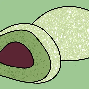 Aperçu de l'œuvre Mochi Matcha & Haricots Rouges de charrchaa