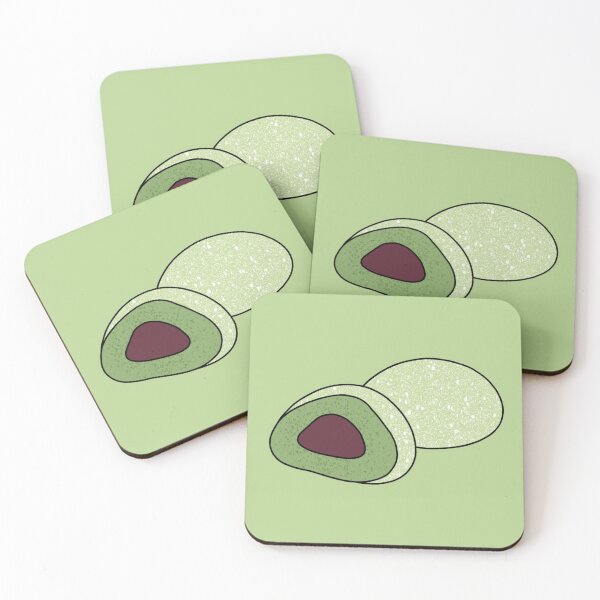 Item preview, Matcha & Red Bean Mochi designed and sold by charrchaa.