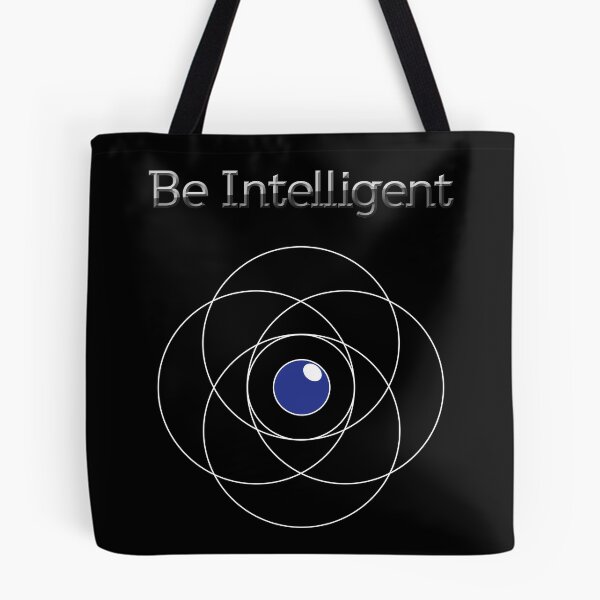 Item preview, Be Intelligent Erudite Eye - White & Blue designed and sold by MusicandWriting.