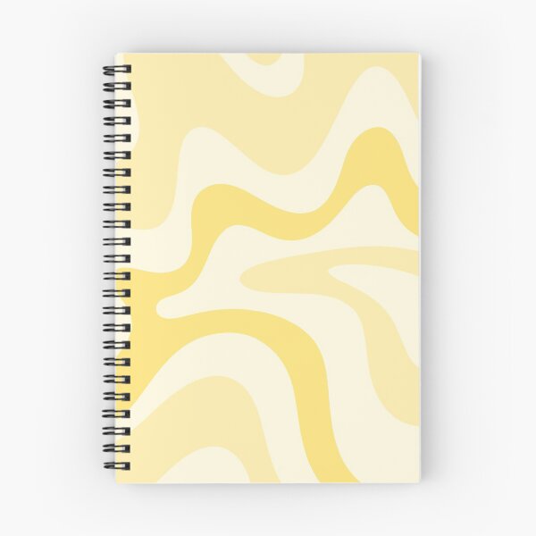 Item preview, Retro Liquid Swirl Abstract Pattern Square 3 in Pale Yellow designed and sold by kierkegaard.