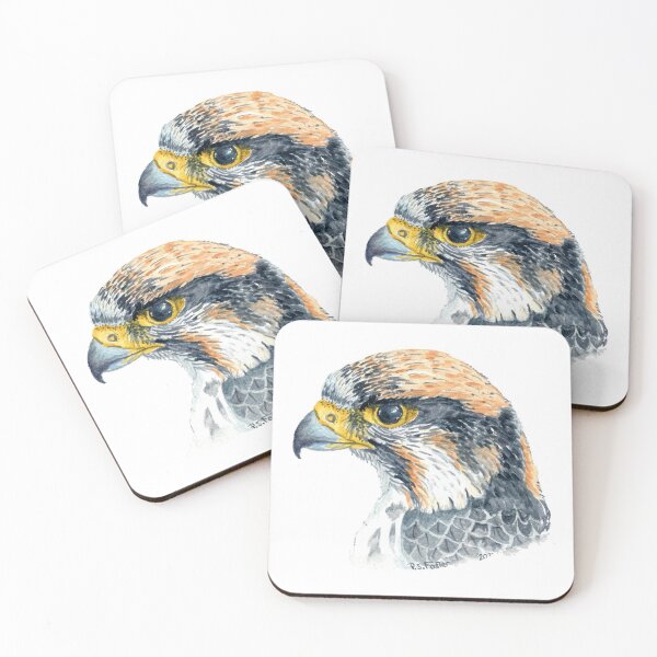 Item preview, Lanner falcon portrait designed and sold by Fozzyartsales.