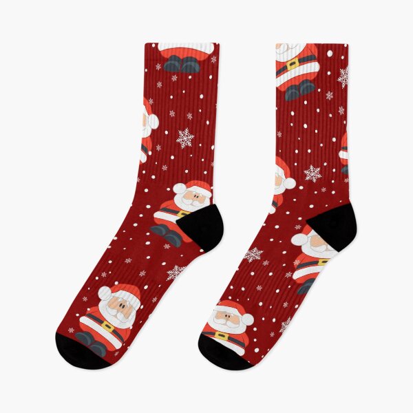 Item preview, seamless Christmas pattern with snowflake and santa designed and sold by FX  Dimas.