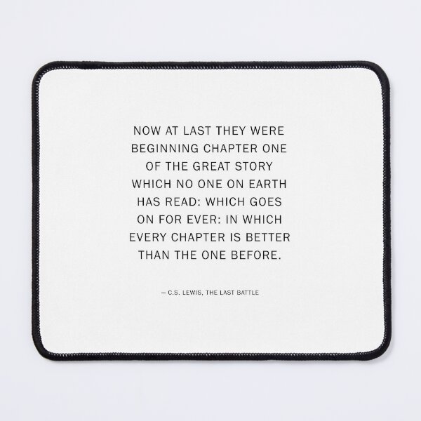 Item preview, C.S. Lewis Quote Now At Last They Were designed and sold by corbrand.