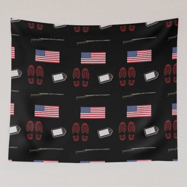 Item preview, Heroes Don't Wear Capes They Wear Dog Tags designed and sold by FridPix.