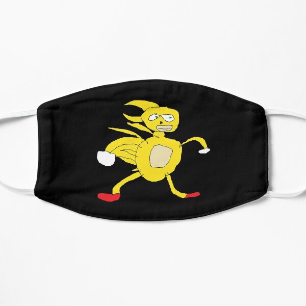 Supah Super Sanic Meme Flat Mask