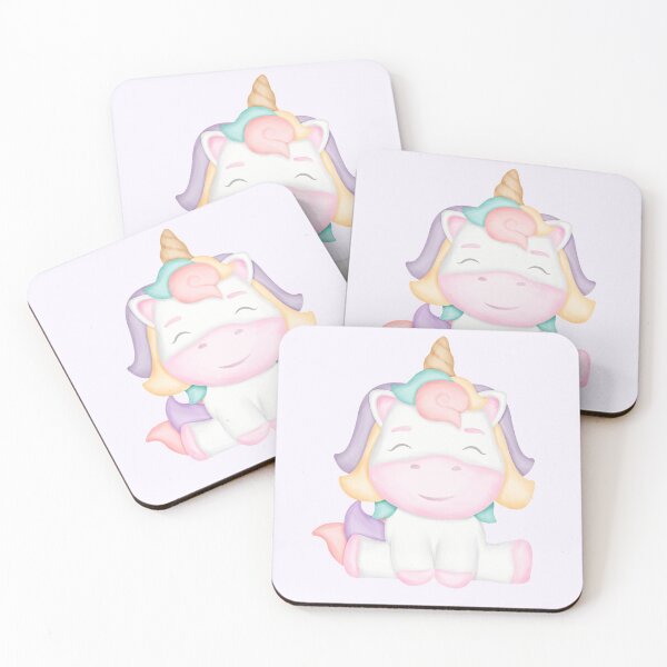 Item preview, Kawaii Unicorn Smiling Rainbow Baby Pastel designed and sold by Simplyy  Unique.