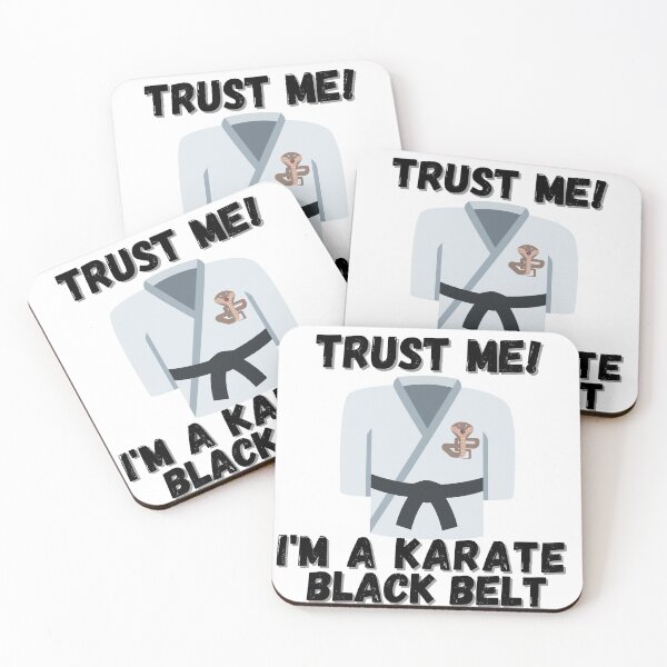 Item preview, Karate Black Belt Athlete funny gift - Trust Me I'm a black belt. designed and sold by TokyoDesigns.