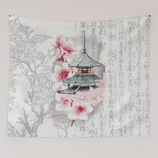 Item preview, Vintage Japanese Temple designed and sold by dshepherd22.