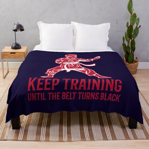Item preview, Keep Training Until The Belt Turns Black. Martial Arts Training Motivation designed and sold by Rebel-Design.