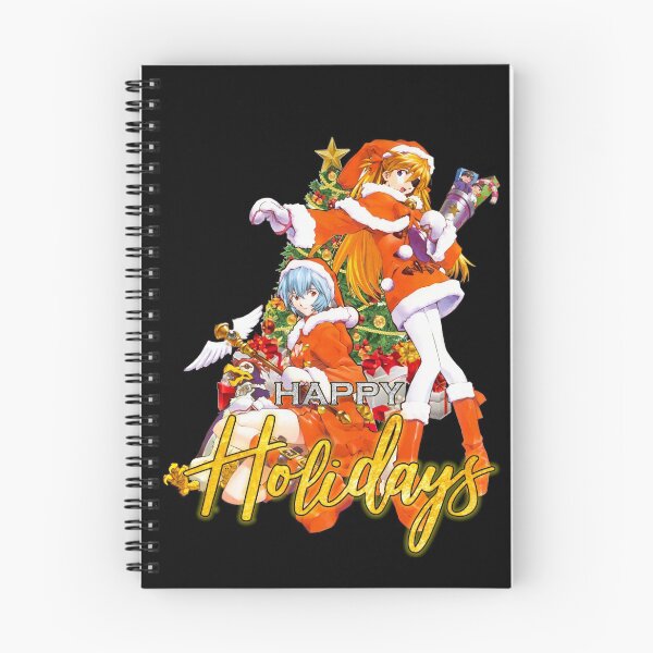 Item preview, Neon Genesis Evangelion Asuka Rei Happy Holidays designed and sold by Mr-Whatever.