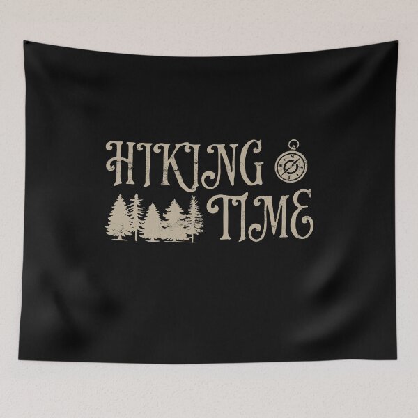 Item preview, Vintage Style Hiking Time designed and sold by RoguePixel.