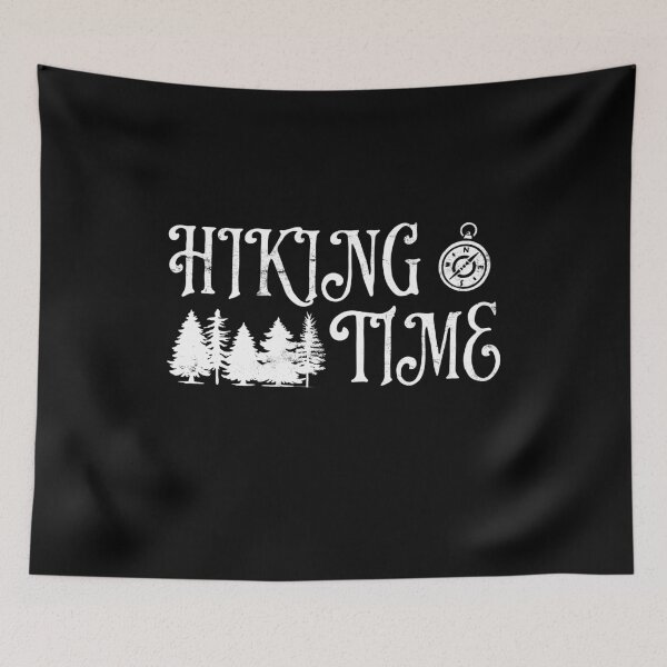 Item preview, Vintage Style Hiking Time White designed and sold by RoguePixel.