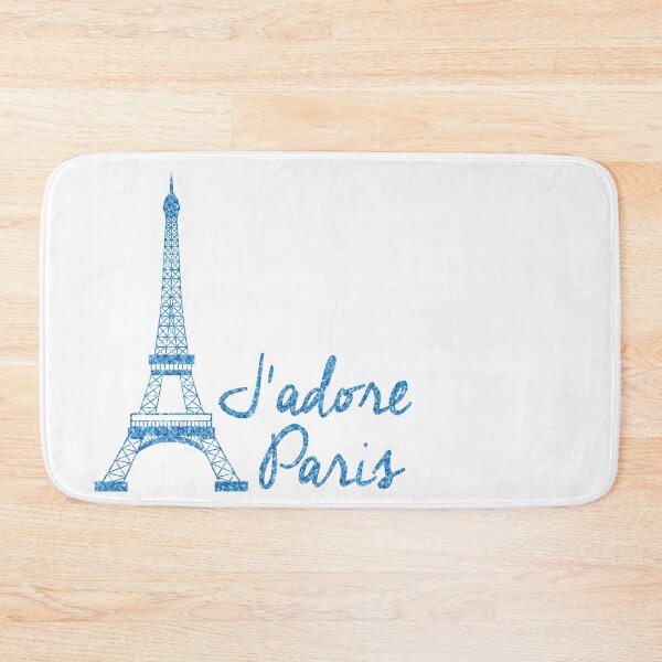 Item preview, J'adore Paris Digital Graphic - Blue Sparkle designed and sold by beegurl13.