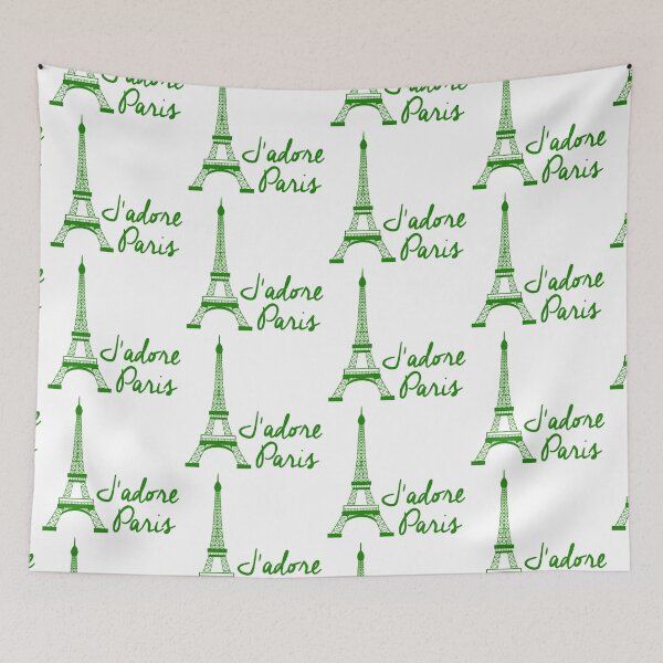 Item preview, J'adore Paris Digital Graphic - Green designed and sold by beegurl13.