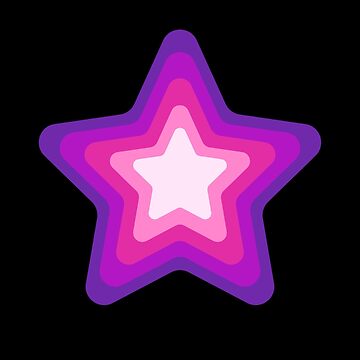 Purple Star Glitter Sticker for Sale by arkeadesain