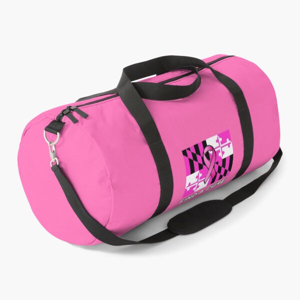 Item preview, Find a Cure Maryland State Flag Breast Cancer Pink Ribbon Survivor Find a Cure October Awareness Month designed and sold by Draculaura2009.