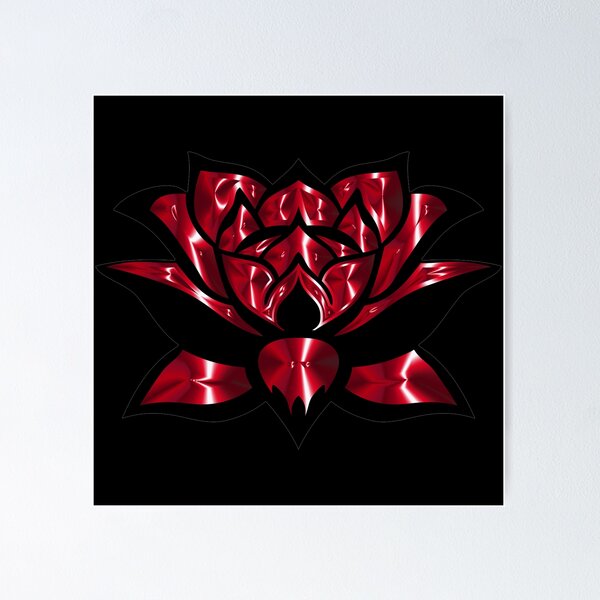 Item preview, Metallic Lotus - Red designed and sold by StephenMollie.