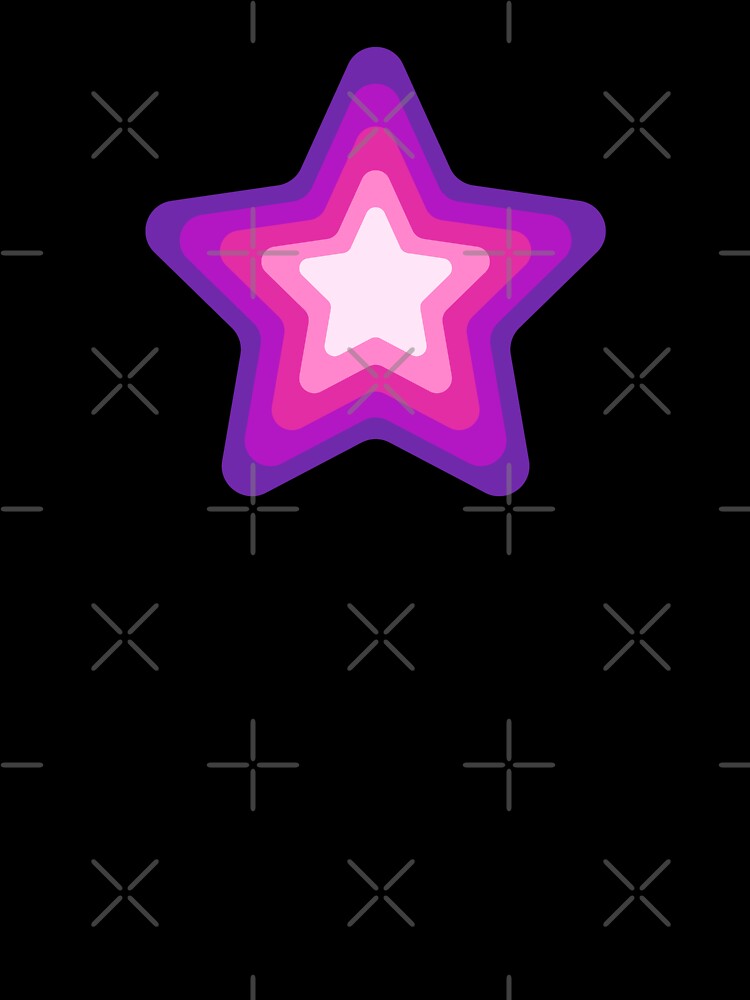 Purple Star Glitter Sticker for Sale by arkeadesain