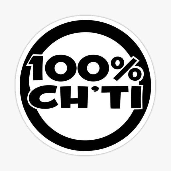 ch'ti chti nord picardie Sticker
