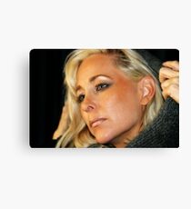 Blond Woman Canvas Print