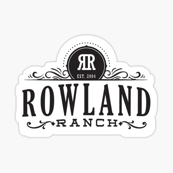 "Rowland Ranch" Sticker by FluidFX Redbubble