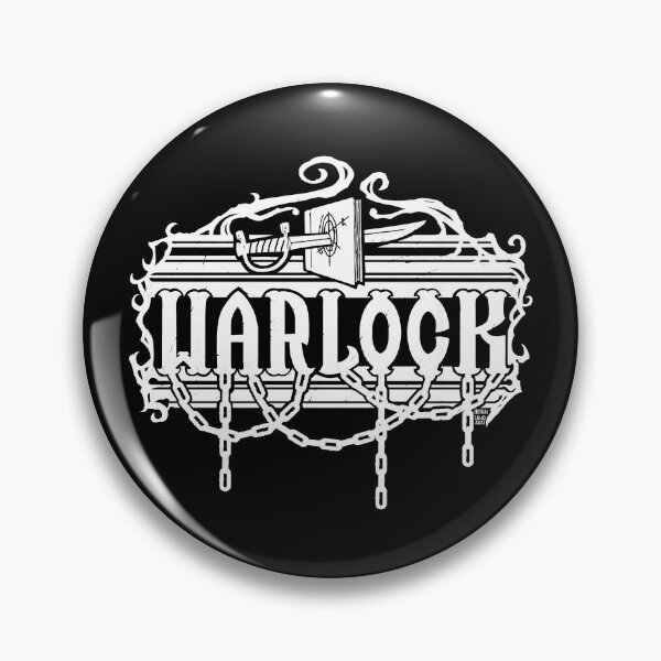 Item preview, D&D Warlock Class Logo White designed and sold by CriticalLOL.