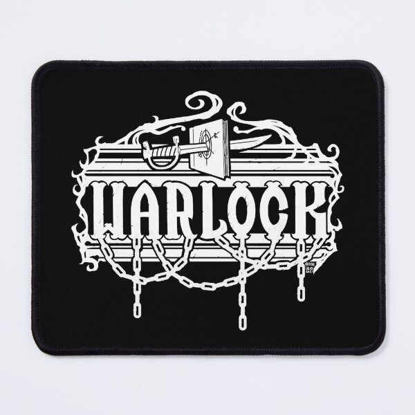 Item preview, D&D Warlock Class Logo White designed and sold by CriticalLOL.