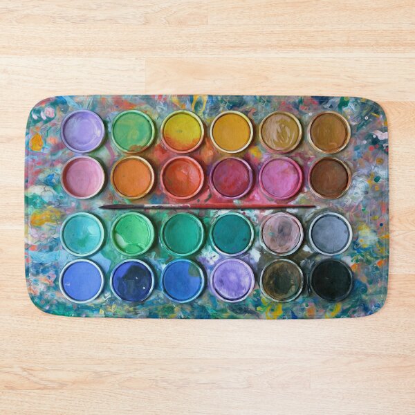 Item preview, Watercolor Paintbox With Brush designed and sold by Altan-HK.