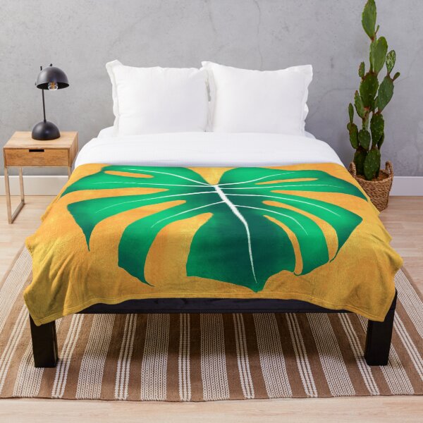 Artikelvorschau, Tropisches Monstera-Blatt Gelb entworfen und verkauft von Tekoro.