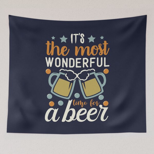 Item preview, Its The Most Wonderful Time For A Beer | Christmas Gift Ideas designed and sold by DrawingBoard.