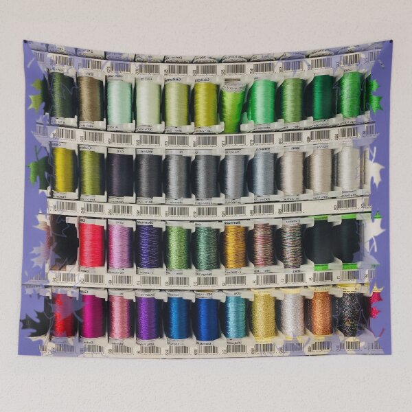 Item preview, Colorful thread Violet frame by Iritof designed and sold by iritof.