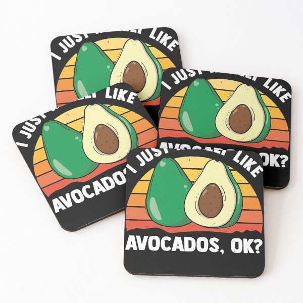 Item preview, I Just Really Like Avocados OK Avocado Girl designed and sold by MakeGoodChoices.