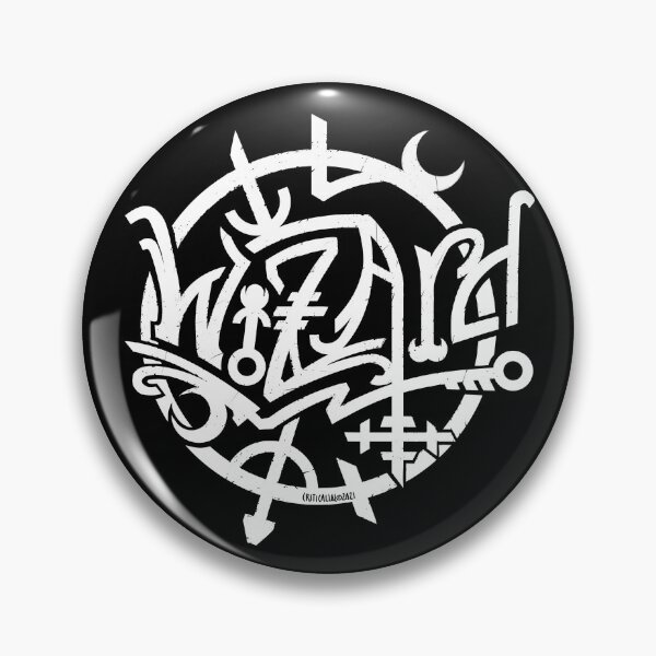 Item preview, D&D Wizard Class Logo White designed and sold by CriticalLOL.