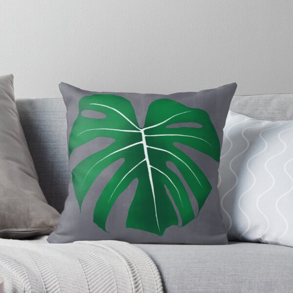 Item preview, Tropical Monstera Leaf Gris designed and sold by Tekoro.
