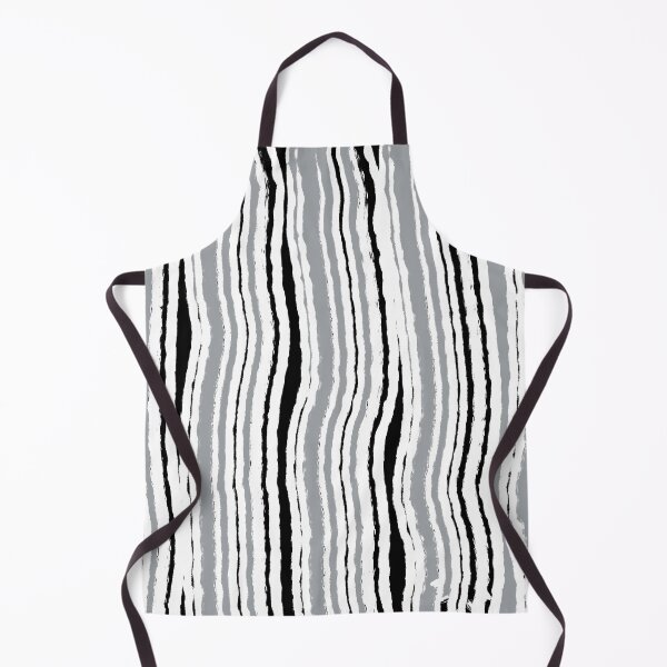 Item preview, "Ploughed" 5 | Vertical Grey, Black and White Pattern designed and sold by LiseHoltArt.