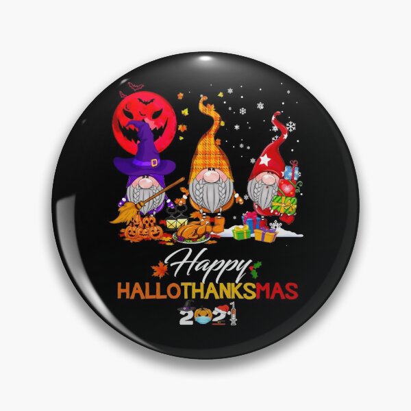 Item preview, Gnomos Halloween Acción de gracias Navidad Feliz Hallothanksmas designed and sold by SHankdesign.