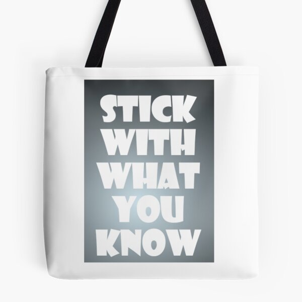 Item preview, go with what you know designed and sold by Rytespot.