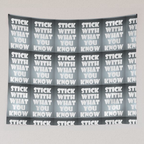 Item preview, go with what you know designed and sold by Rytespot.