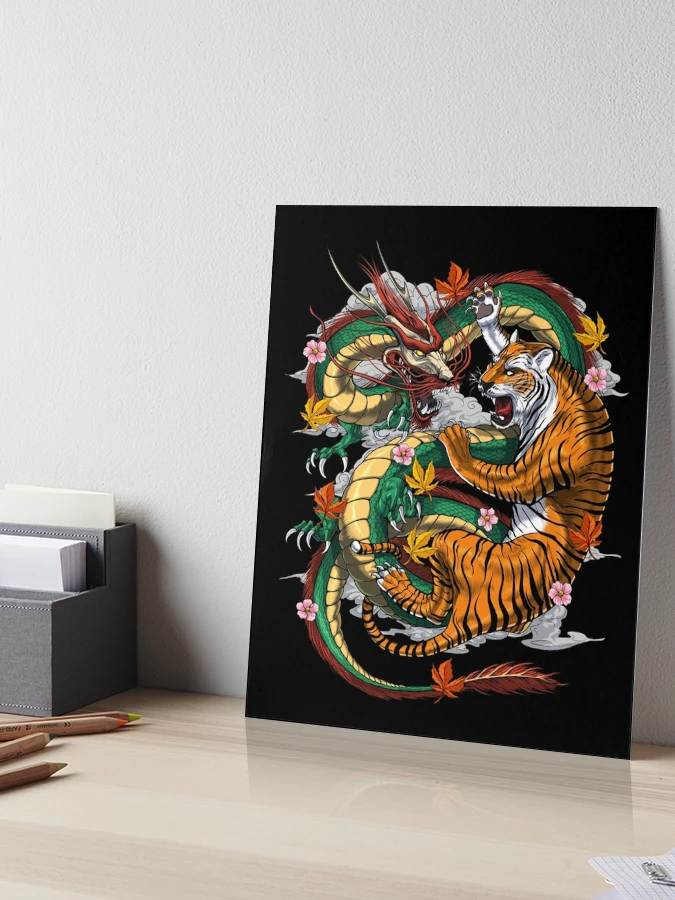 Japanese Dragon Tiger Battle