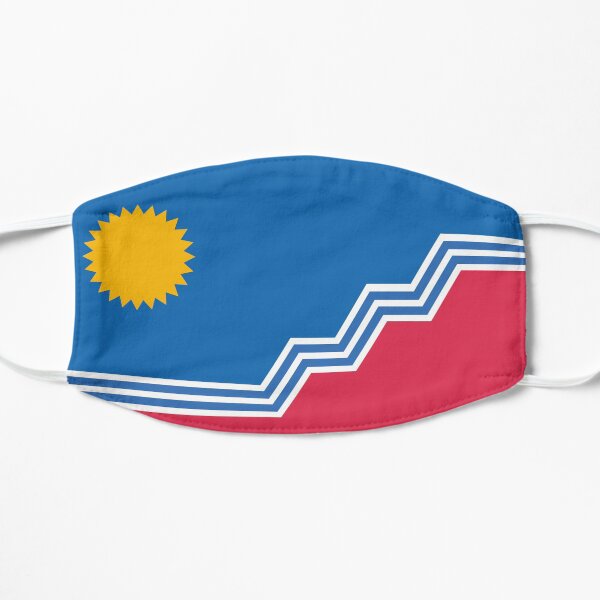Flag of Sioux Falls Flat Mask